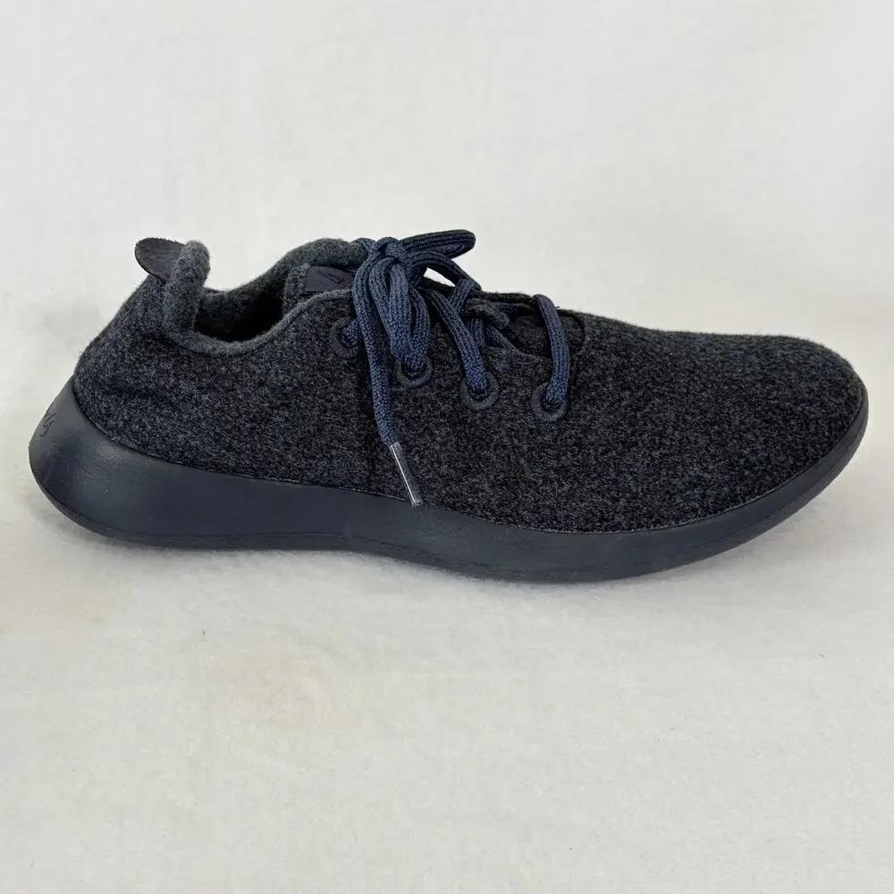 Allbirds Sneakers Womens 8 Navy Blue Wool Low Top Comfort Trainer Athletic Shoes - Picture 10 of 10